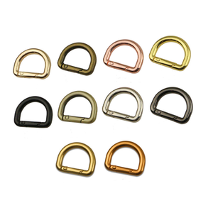 Estilo clássico <span class=keywords><strong>Metal</strong></span> <span class=keywords><strong>Alloy</strong></span> D Shape Spring Ring Strong <span class=keywords><strong>Brass</strong></span> Toggle Latch Bag Acessório em várias cores com recurso leve - Product Image 5