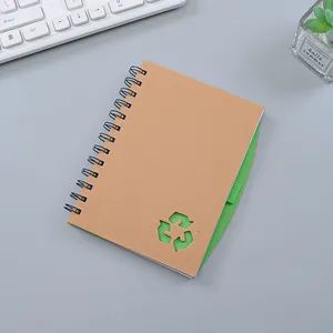 2023 di vendita calda A5 taccuino con copertina rigida per lo studente Logo personalizzato a spirale Notebook Kraft Notebook