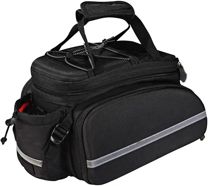 ke Panniers for Bicycle, Bike Trunk Bag Rear Bike Rack Bag for Travel Bicycle eBike Accessories Cargo Carrier Bag