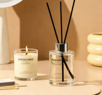 Coffret Cadeau Artisanal Fleur de Cerisier Aromathérapie Bougie Parfumée Sans Flamme Huile Essentielle Luxe Maison Saint-Valentin Mariage
