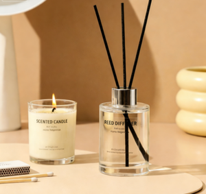 Set de Regalo de Aromaterapia con Aroma a Flor de Cerezo, Vela Perfumada sin Fuego con Aceites Esenciales, Lujo para el Hogar, San Valentín, Bodas - Product Image 5