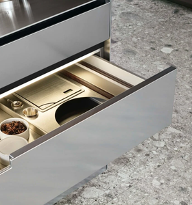 Mueble de Cocina Moderno con Puerta y Panel de MDF, Superficie Fácil de Limpiar para Uso en Hogares Contemporáneos - Product Image 3