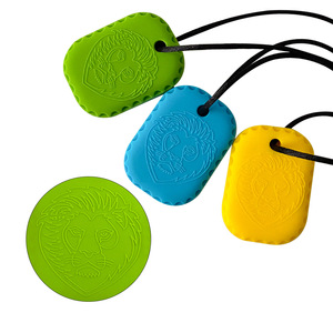 Mordedor de Motor Oral sensorial de silicona, juguetes <span class=keywords><strong>para</strong></span> niños y <span class=keywords><strong>adultos</strong></span>, paquete de collar masticable <span class=keywords><strong>para</strong></span> Autismo, TDAH, alivio de la ansiedad por morder - Product Image 4