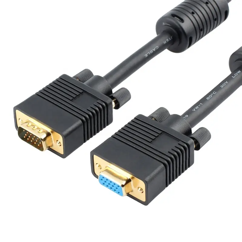 ULT-unite 1.5m VGA cable 1.5m Supports 1080P@60Hz Male to Female Cable VGA Extension Cable