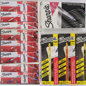 12 pièces/boîte <span class=keywords><strong>stylo</strong></span> Signature Extra Fine 32701 stylos marqueurs d'art <span class=keywords><strong>Sharpie</strong></span> à base d'huile - Product Image 2