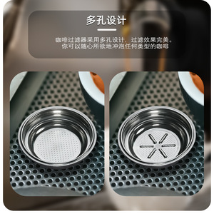 ตะแกรงกรองกาแฟ 51 มม. สแตนเลสสตีล ทนแรงดันสูง ชุดกรองแบบถ้วยเดี่ยว - Product Image 3