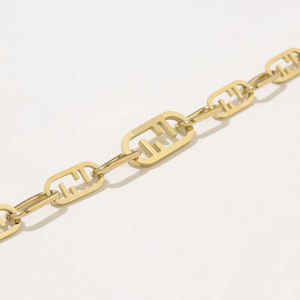 สร้อยคอชoker ดีไซน์เนอร์แบรนด์ดัง ขายส่ง ทำจากสแตนเลส ประดับเพชรซิคอน ชุบทอง สไตล์คริสเตียน ทันสมัย เครื่องประดับจีน - Product Image 4