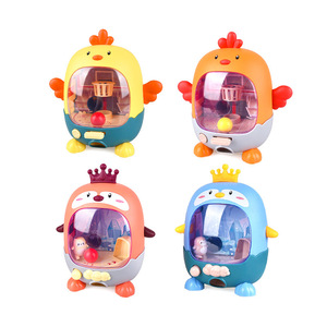 Mini máquina deportiva de escritorio, juguete de plástico de baloncesto, pingüino, fútbol, ​​para niños de 4 a 6 años, juego interactivo divertido - Product Image 5