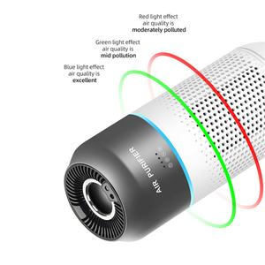 Purificateur d'air miniature pour voiture, design exquis, avec batterie, pour garage, maison et bureau, blanc et noir, nouveauté 2023 - Product Image 6