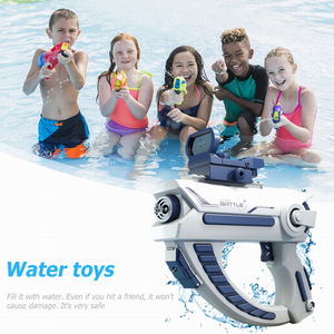 2023 Ruimte Elektrische Automatische Wateropslag Pistool Draagbare Kinderen Zomer Strand Outdoor Gevecht Fantasie Speelgoed Voor Jongens Kinderen Spel - Product Image 2