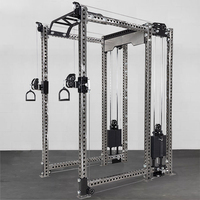 Rack de squat en acier inoxydable de qualité supérieure, directement de l'usine, adapté aux entraînements de fitness à domicile et aux salles de sport commerciales.