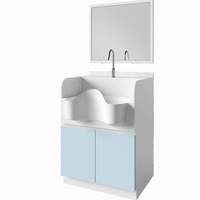 Lavabo chirurgical et médical pour clinique, personnalisé, en pierre de surface solide SUS 304 pour hôpital