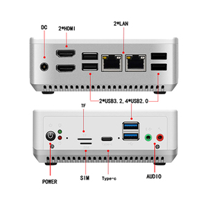 <span class=keywords><strong>Mini</strong></span> <span class=keywords><strong>PC</strong></span> <span class=keywords><strong>Gamer</strong></span> Limyee 12e génération Alder Lake N100 3,40 GHz Double écran <span class=keywords><strong>PC</strong></span> de bureau à domicile Chipset Intel NUC Disponible Prises AU US CN EU - Product Image 6