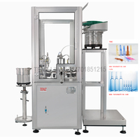Machine de remplissage d'ampoules électrique entièrement automatique Tenz avec moteur et propulseur, équipement cosmétique multifonctionnel de haute précision