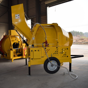 Mezcladora de Concreto de Tambor Reversible para Construcción, con Motor Diésel y Tolva Hidráulica Basculante, Suministro de Fábrica - Product Image 3