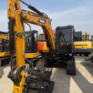 Excelente Excavadora Sany60 Usada, Modelo 2022, Maquinaria Pesada de Construcción con Motor, Bomba de Engranajes y Bajo Número de Horas, en Venta - Product Image 1