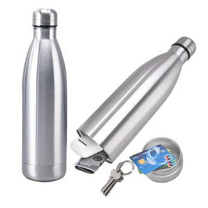 Bottiglia d'Acqua con Scomparto Segreto da 750ml, Contenitore Sicuro per Nascondere Oggetti con Vano Nascosto - Product Image 5