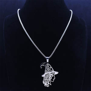 Delicado Collar con Colgante para Mujer, Chapado en Oro PVD de 14k y 18k, Acero Inoxidable 316L, Joyería Fina, Collar de Bruja - Product Image 2