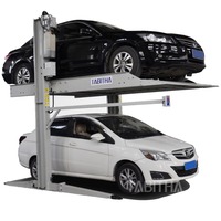 Elevador de Estacionamiento Eléctrico de Dos Postes TABITHA TTPP606, Certificado CE, 2700 kg, para Mantenimiento Automotriz, Motor de 2.2 kW, Alimentación de Voltaje Múltiple