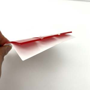 Ruban adhésif double face en acrylique rouge, haute adhérence et transparent, idéal pour la pose automobile et les travaux manuels - Product Image 4