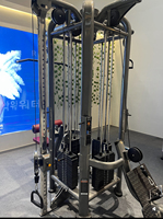 Máquina Multifuncional Comercial para Gimnasio de 4 y 8 Estaciones con Funciones de PULL DOWN y Remo Bajo