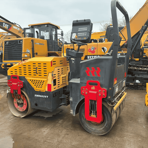 XMR603 Mini 6 toneladas asfalto usado rodillo de carretera doble tambor rueda de acero compactador bomba hidráulica y accesorios rodillo vibratorio - Product Image 5