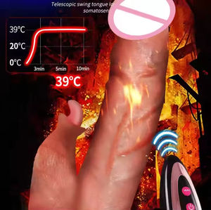 Dildos Realistas con Vibración y Calor, Juguetes Sexuales para Mujeres, Estimulador del Punto G, Dildo Vibrador con Control Remoto - Product Image 2