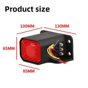 Silbato Eléctrico <span class=keywords><strong>para</strong></span> Coche y Moto, Bocina Impermeable <span class=keywords><strong>de</strong></span> Sonido Potente 12V/24V, Advertencia <span class=keywords><strong>de</strong></span> Marcha Atrás Universal Modificada <span class=keywords><strong>para</strong></span> Coche <span class=keywords><strong>de</strong></span> Pasajeros y Camión - Product Image 3