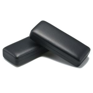 Boîte de rangement pour lunettes de soleil en cuir de litchi, avec logo personnalisé, durable, étui à lunettes carré en métal, étui rigide en PU - Product Image 4