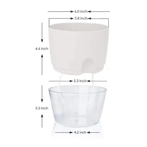 China Supplier New Design Plastic Flower Pot With Good Price