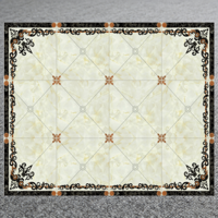 Nouvelles Tuiles Céramiques Géométriques Islamiques Modernes 800x800, Style Qatar, pour Mosquées et Hôtels, en Porcelaine Émaillée de Luxe Antidérapante