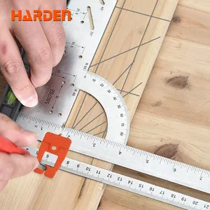 HARDEN 12 pollici ad alta classificazione per la lavorazione del legno architect scale triangolo multiuso quadrato