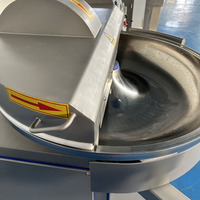 Hachoir-mélangeur multifonctionnel automatique Aimeida en acier inoxydable 304, robuste, triphasé, avec lame incurvée, 380V, 1 bol
