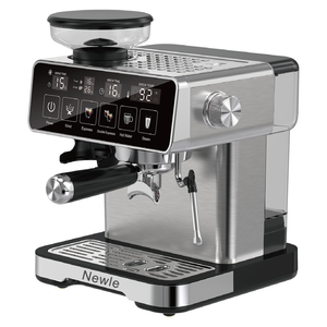 Nouvelle <span class=keywords><strong>Machine</strong></span> à Café Italienne Portable Automatique Professionnelle Digitale Expresso 20 Bars avec Broyeur Double Tasse et Mousseur à Lait pour Hôtels - Product Image 3