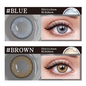 할로윈을위한 베스트 셀러 전문 개인 라벨 메쉬 컬러 아이 콘택트 렌즈 - Product Image 2