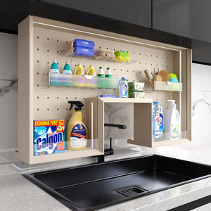 Armoire de rangement multifonctionnelle créative pour la maison, armoire de rangement relevable, panier de rangement relevable pour la cuisine - Product Image 2