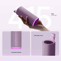 Haut-parleur sans fil 6.0 avec éclairage LED RGB, étanche IP68, 18W, appels mains libres, portable, usage domestique, 15 heures d'autonomie, son large spectre