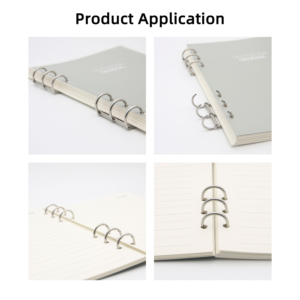 Clips de reliure à feuilles mobiles dorés brillants de 25 mm et anneaux en fer à 3 trous pour album de <span class=keywords><strong>photos</strong></span> de baptême et reliure de souvenirs, pour livre de souvenirs de croissance de bébé - Product Image 3