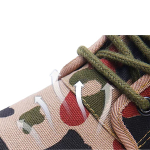 Chaussures de randonnée camouflage pour hommes, haute tige, respirantes, antidérapantes, résistantes aux perforations, chaussures de protection pour le travail en extérieur - Product Image 1