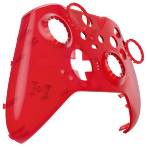 Clear Red Replacement Faceplate Front Housing Shell for Control <b>Xbox</b> One for Series Elite 2 <b>Controller</b> <b>Case</b> Cover - Product Image 2