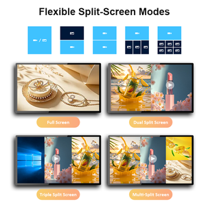 Monitor Singolo di Grandi Dimensioni 65/75 Pollici 500 Nits+ per Vetrine, Segnaletica Digitale per Condivisione <span class=keywords><strong>Video</strong></span>/<span class=keywords><strong>Immagini</strong></span>, Chiosco Digitale 4K FCC/CE - Product Image 5