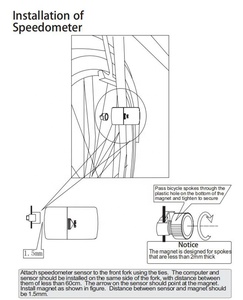 하이 퀄리티 파노라마 디스플레이 모드 스마트 백라이트 무선 자전거 컴퓨터 - Product Image 3