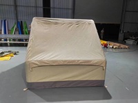 Tente de Camping gonflable, étanche à l'eau et à l'air avec pompe, grande tente de Camping respirante pour 4 à 6 personnes