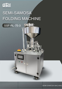 Rissois patties nhỏ samosa wrapper máy bán tự động samosa gấp máy patti samosa làm giá máy - Product Image 2