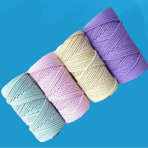 Cordon en coton coloré pour loisirs créatifs, emballage cadeau, corde de poignée, attache, corde à <span class=keywords><strong>linge</strong></span>, corde de traction durable - Product Image 4