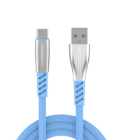 Nuevo Modelo OEM, Cable Tipo-C de TPE, Carga Rápida de 3A, Cubierta de Silicona Ecológica de Cobre Puro para PC, Teléfono Móvil y Cámara