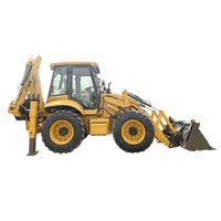 Chargeuse-pelleteuse diesel Mountain Raise, chargeuse frontale chinoise, excavatrice JCB, chargeuse avec tarière, godet 4 en 1