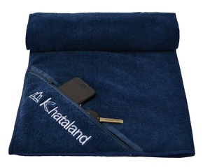 Toalha de Pesca Personalizada com Bolso, Toalha de Fitness, Toalha de Academia com Bolso com Zíper - Product Image 2