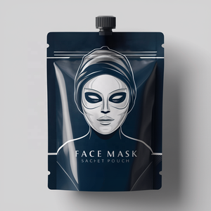 Bolsa Doypack Premium Personalizada de Grado Alimenticio con Cierre Superior para Envasado de Mascarillas Líquidas, Bolsa de Mylar Resellable - Product Image 1