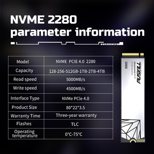 ฮาร์ดแวร์คอมพิวเตอร์ puskill M.2ไดรฟ์แบบแข็ง NVMe SSD 128GB/256GB/512GB/1TB/2TB